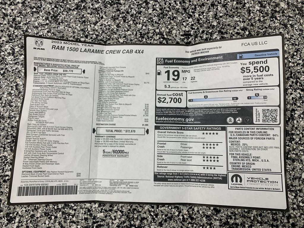 2023 RAM 1500 Laramie