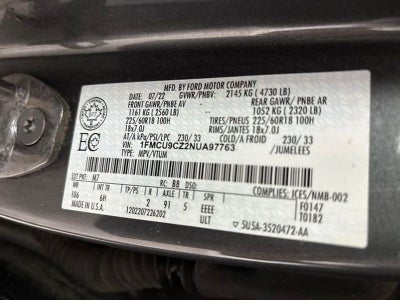 2022 Ford Escape SEL Hybrid