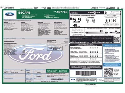 2022 Ford Escape SEL Hybrid
