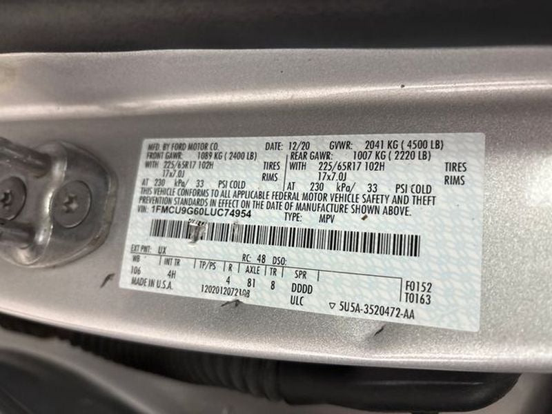 2020 Ford Escape SE
