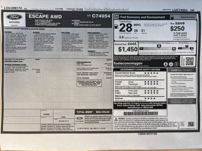 2020 Ford Escape SE