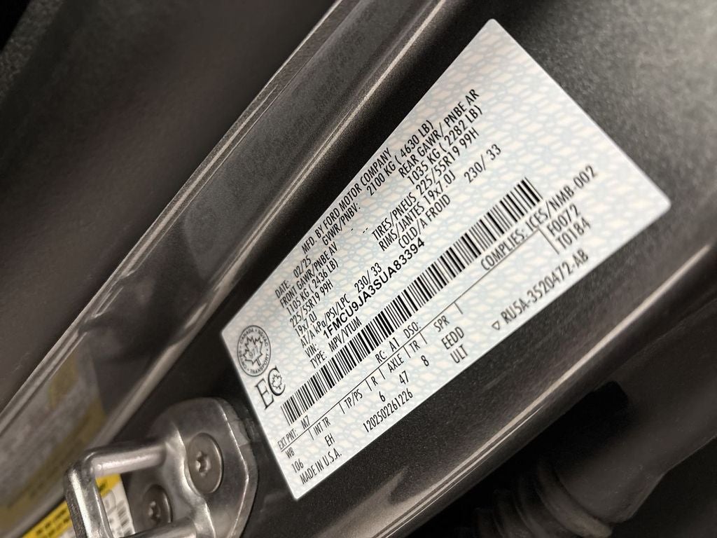 2025 Ford Escape Platinum