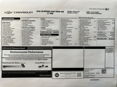 2026 Chevrolet Silverado 2500 HD LT