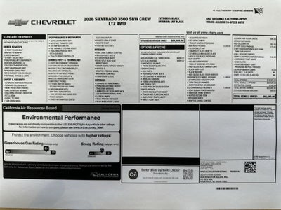 2026 Chevrolet Silverado 3500 HD LTZ