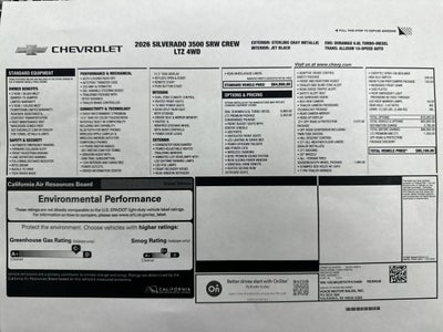 2026 Chevrolet Silverado 3500 HD LTZ