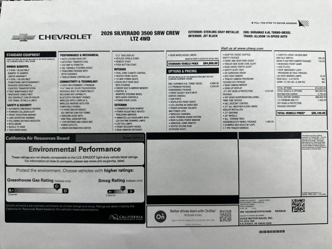 2026 Chevrolet Silverado 3500 HD LTZ