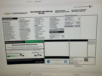 2026 Chevrolet Silverado 2500 HD ZR2