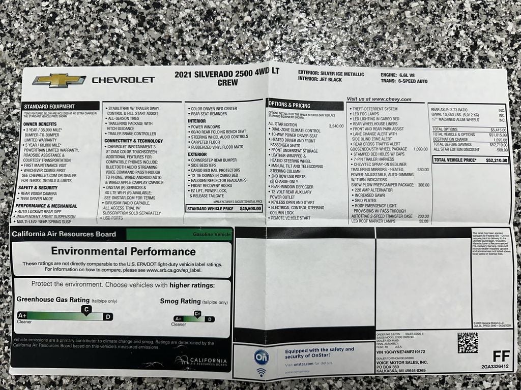 2021 Chevrolet Silverado 2500 HD LT