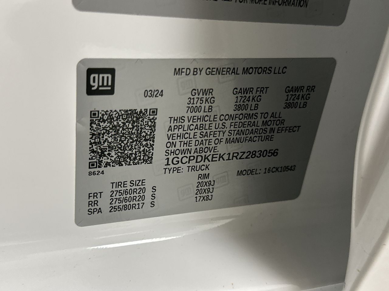 2024 Chevrolet Silverado 1500 LT (2FL)