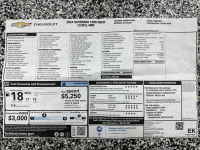 2024 Chevrolet Silverado 1500 LT (2FL)