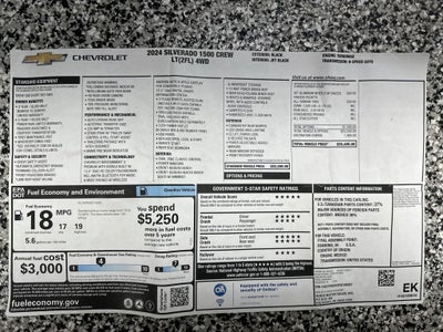 2024 Chevrolet Silverado 1500 LT (2FL)