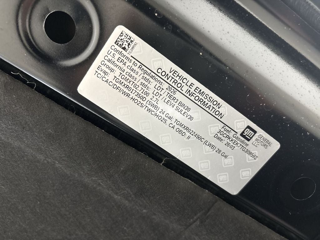 2026 Chevrolet Silverado 1500 LT (2FL)