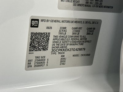 2026 Chevrolet Silverado 1500 LT (2FL)
