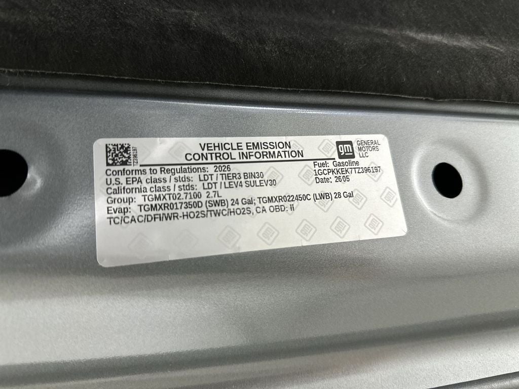 2026 Chevrolet Silverado 1500 LT (2FL)