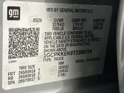 2026 Chevrolet Silverado 1500 LT (2FL)