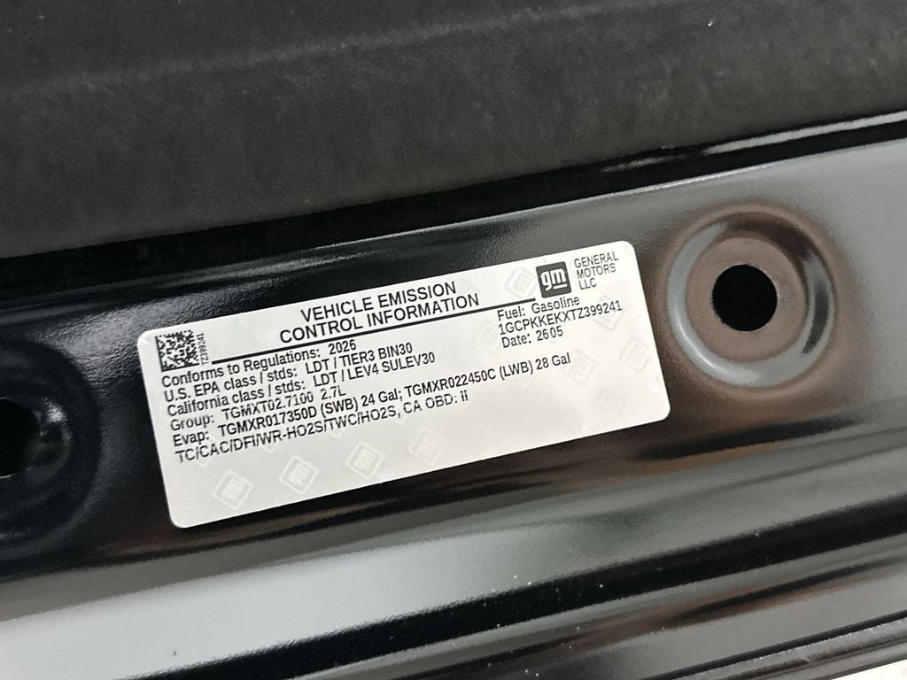 2026 Chevrolet Silverado 1500 LT (2FL)