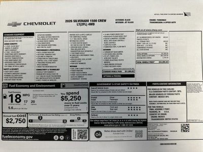 2026 Chevrolet Silverado 1500 LT (2FL)