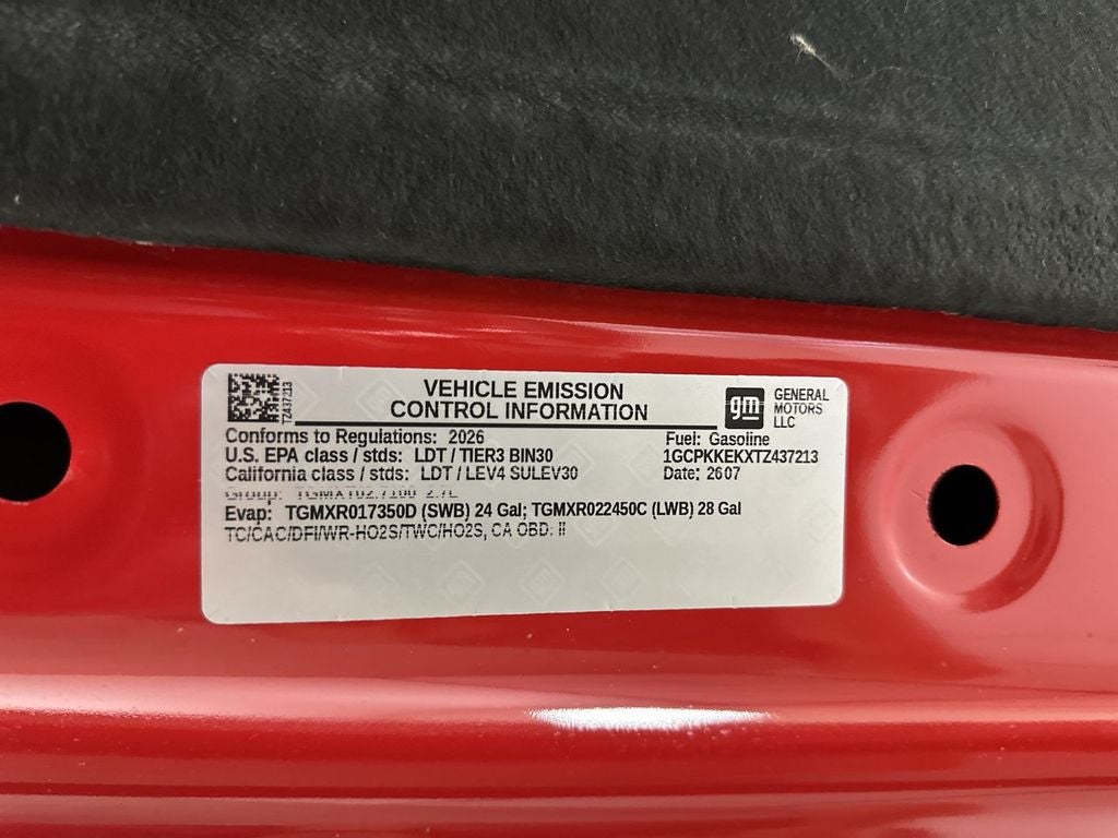 2026 Chevrolet Silverado 1500 LT (2FL)