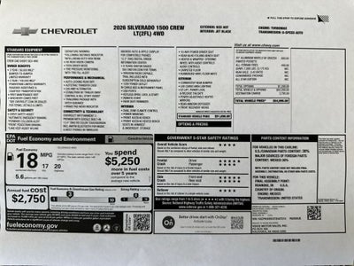 2026 Chevrolet Silverado 1500 LT (2FL)