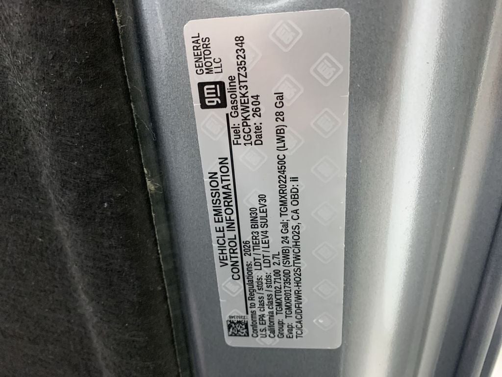2026 Chevrolet Silverado 1500 RST