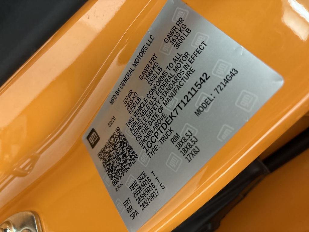 2026 Chevrolet Colorado Z71