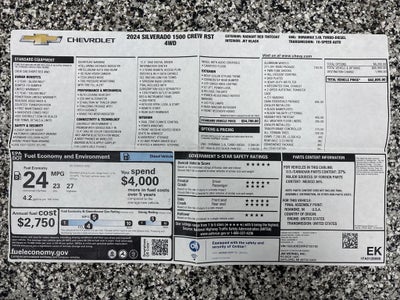 2024 Chevrolet Silverado 1500 RST