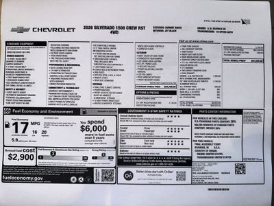 2026 Chevrolet Silverado 1500 RST