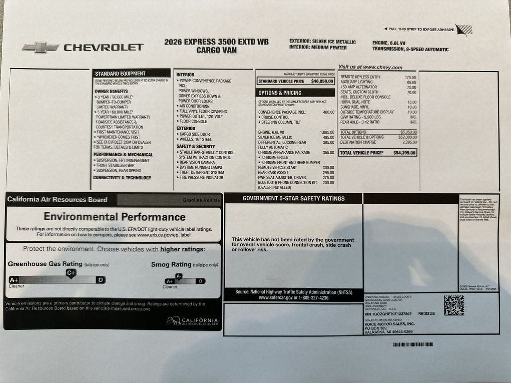 2026 Chevrolet Express Cargo Work Van - Photo 40
