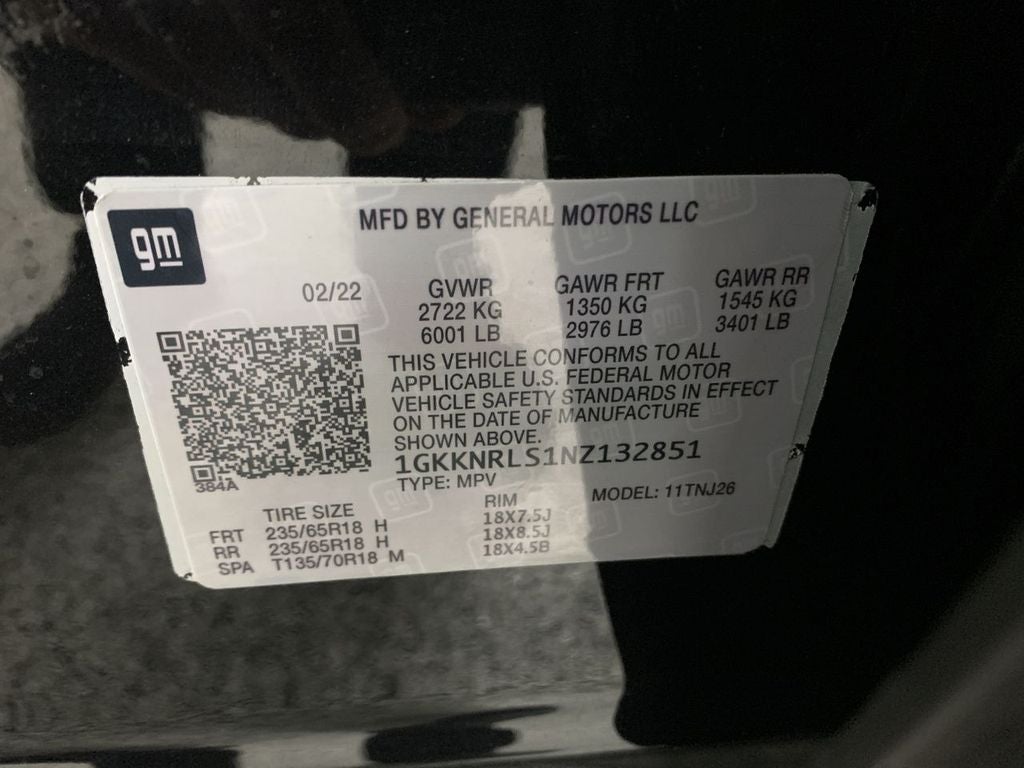 2022 GMC Acadia SLE