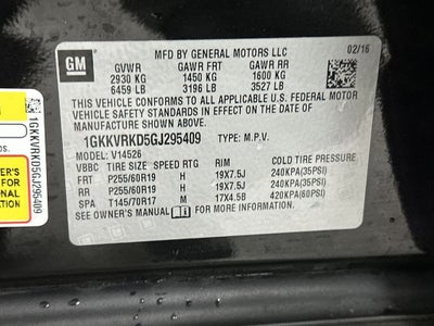 2016 GMC Acadia SLT