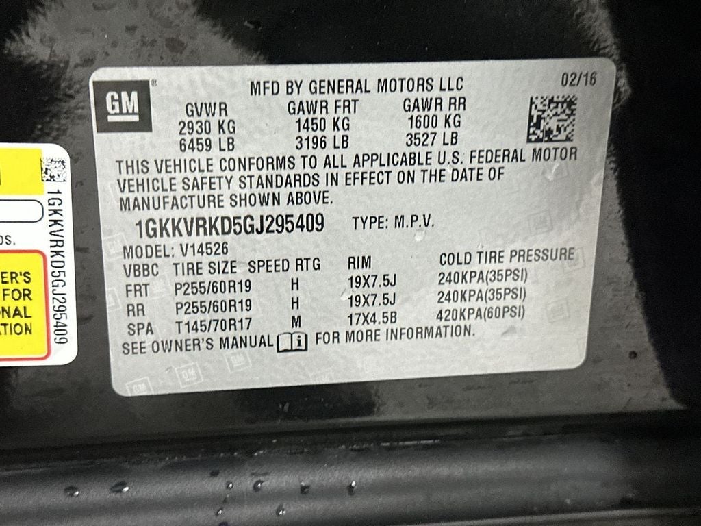 2016 GMC Acadia SLT