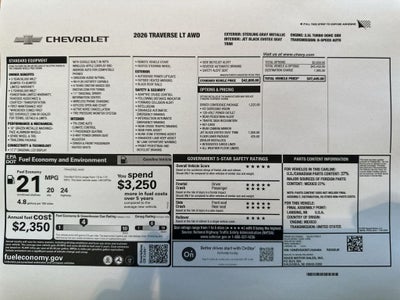 2026 Chevrolet Traverse LT