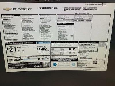 2026 Chevrolet Traverse LT