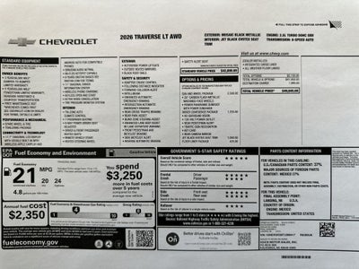 2026 Chevrolet Traverse LT