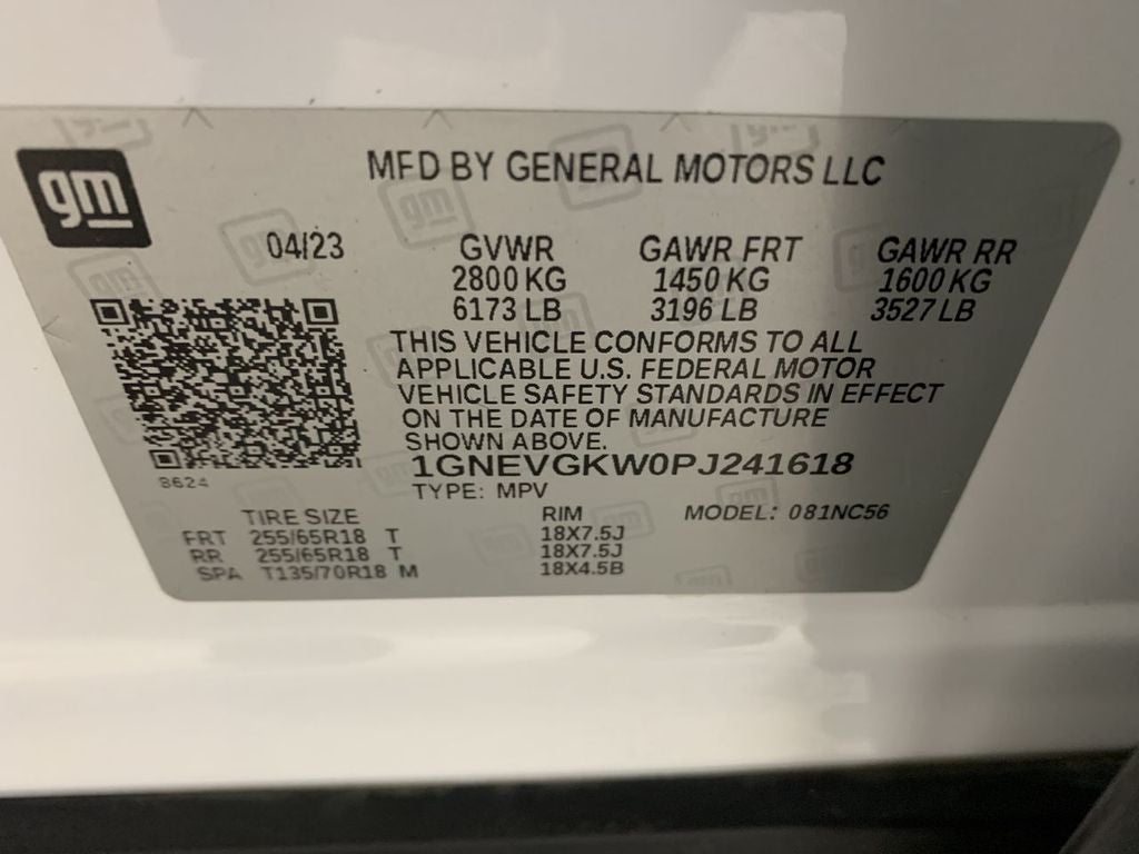 2023 Chevrolet Traverse LT Cloth