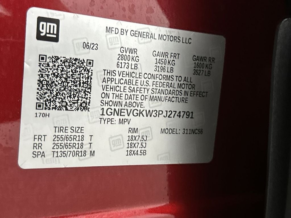 2023 Chevrolet Traverse LT Cloth