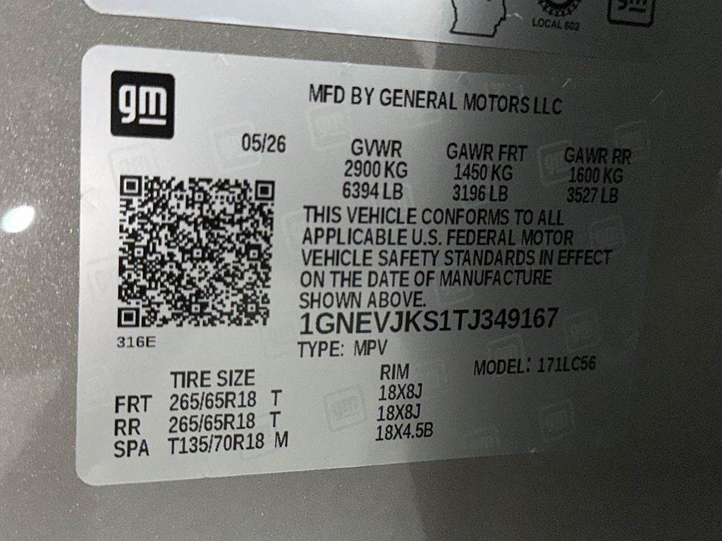 2026 Chevrolet Traverse Z71