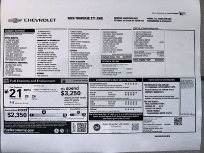 2026 Chevrolet Traverse Z71