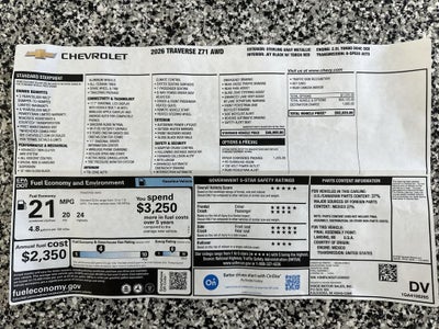 2026 Chevrolet Traverse Z71