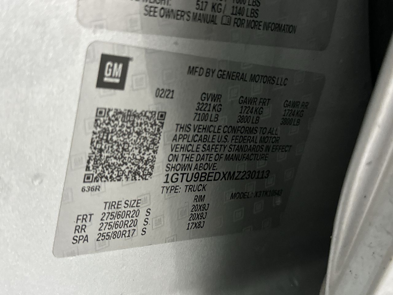 2021 GMC Sierra 1500 SLE