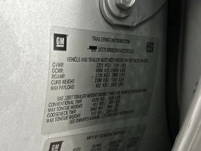 2021 GMC Sierra 1500 SLE