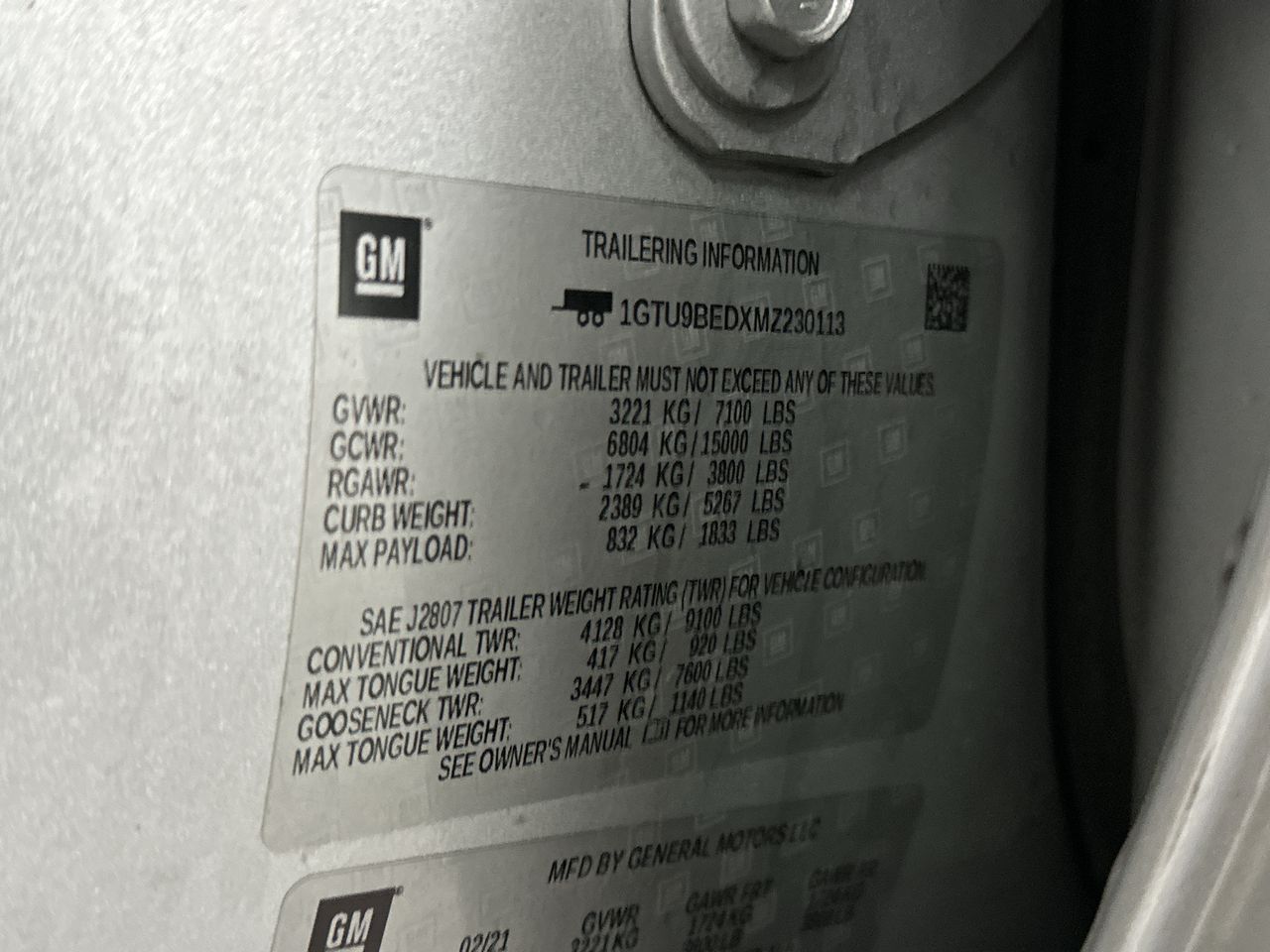 2021 GMC Sierra 1500 SLE