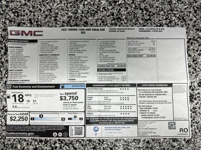 2021 GMC Sierra 1500 SLE