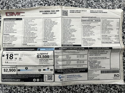2015 GMC Sierra 1500 SLE