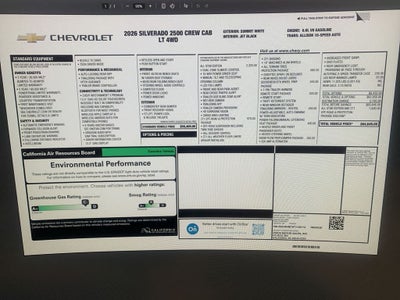2026 Chevrolet Silverado 2500 HD LT