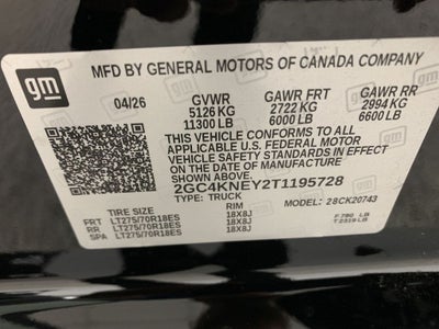 2026 Chevrolet Silverado 2500 HD LT