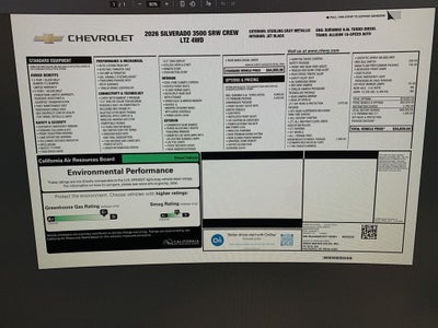 2026 Chevrolet Silverado 3500 HD LTZ