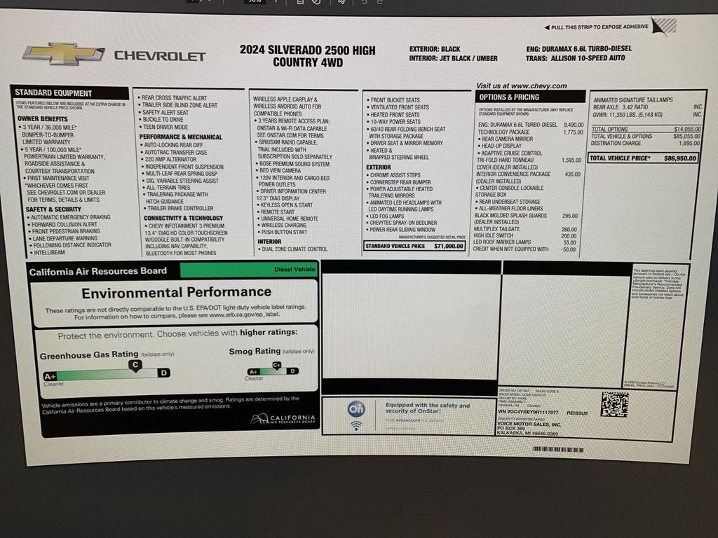 2024 Chevrolet Silverado 2500 HD High Country