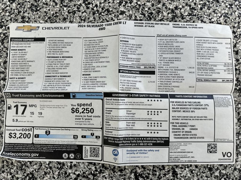 2024 Chevrolet Silverado 1500 LT