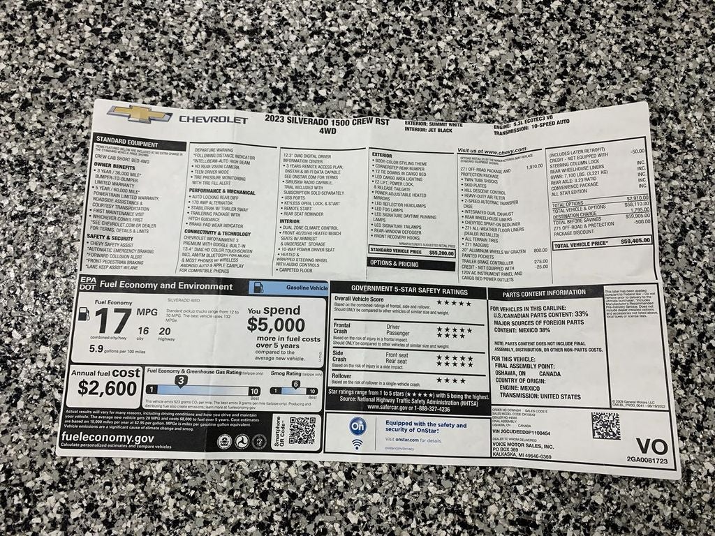 2023 Chevrolet Silverado 1500 RST